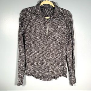 Athleta Mendoza Space Dye Half-Zip Pullover